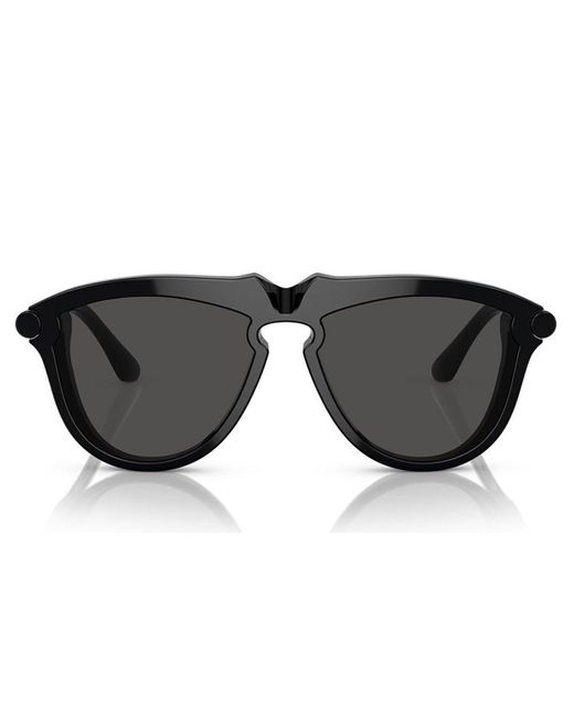 Burberry Black Aviator Sunglasses for men