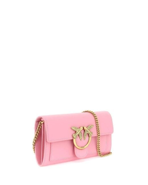 Pinko Pink Love Bag Simply Crossbody Bag