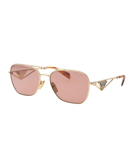 Prada Sunglasses in Pink | Lyst