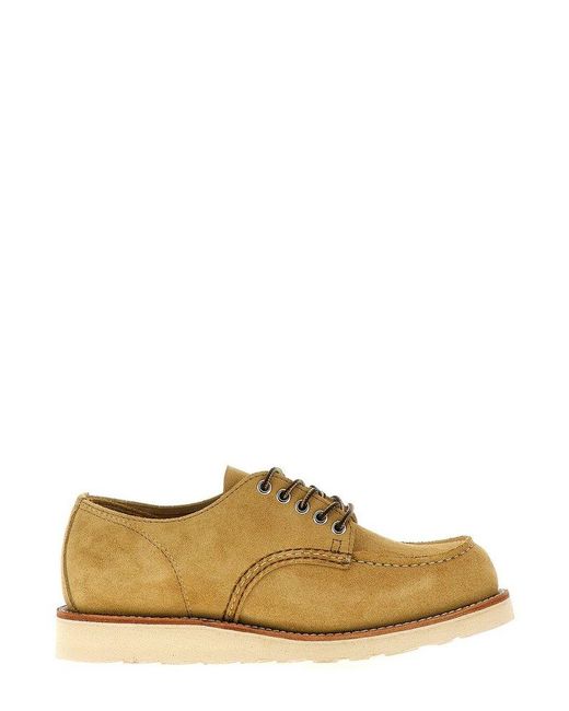 Red Wing Brown Moc Oxford Lace-up Shoes for men