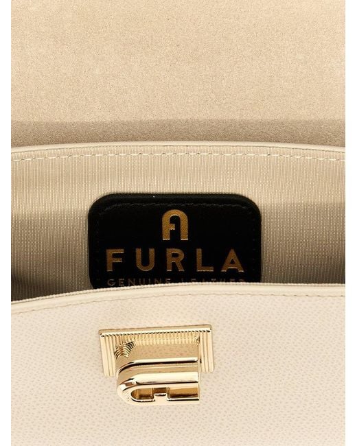 Furla Natural 1927 Chain-linked Mini Tote Bag