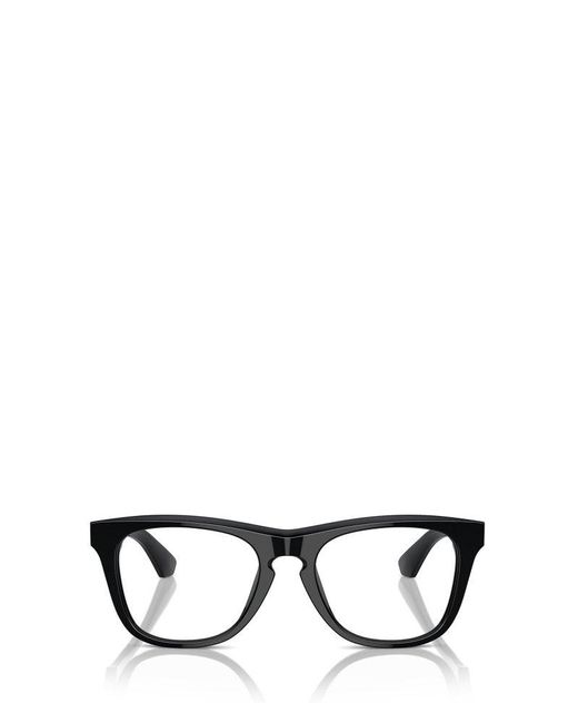 Burberry Black Square Frame Glasses for men