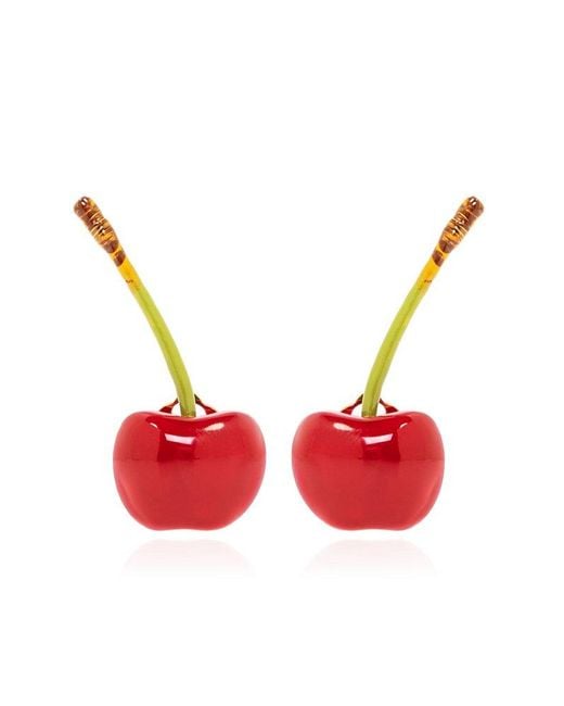 Jacquemus Red Cherry Earrings