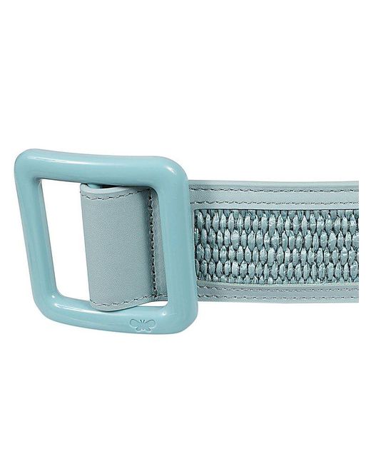 Weekend by Maxmara Blue Square Buckle Belt