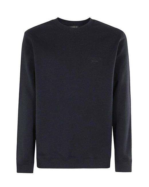 Dondup Blue Crew Neck Sweater for men