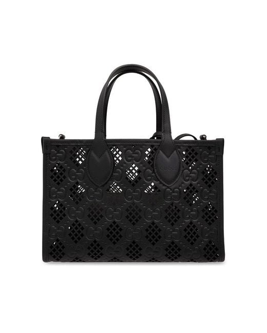 Gucci Black Small Ophidia Tote Bag