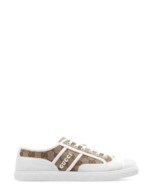Gucci Natural Monogrammed Sports Shoes,