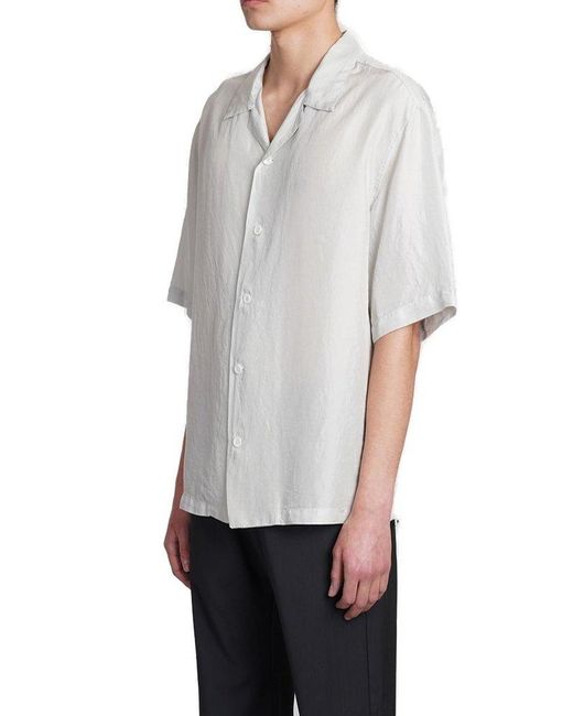 Barena White Solana Tendor Short-sleeved Shirt for men