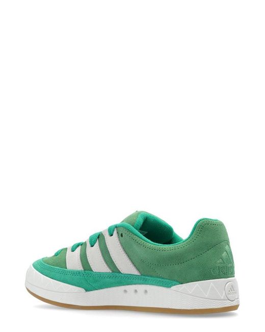 Adidas Originals Green Adimatic Lace-up Sneakers for men