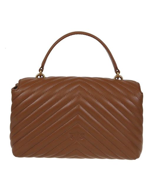 Pinko Brown Love Lady Puff Classic Cl Shee
