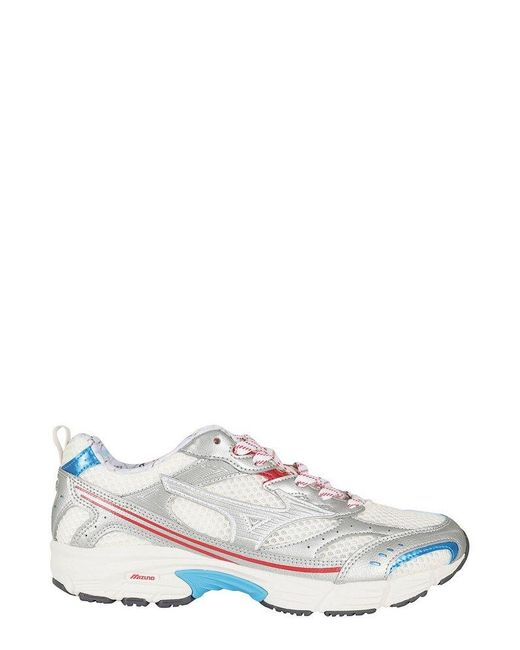 Mizuno White Mxr Mesh Panelled Sneakers for men