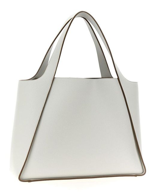 Stella McCartney Natural Logo Shopping Bag Tote Bag