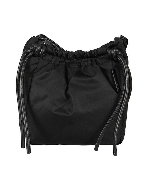 Proenza Schouler Black Drawstring Bucket Bag