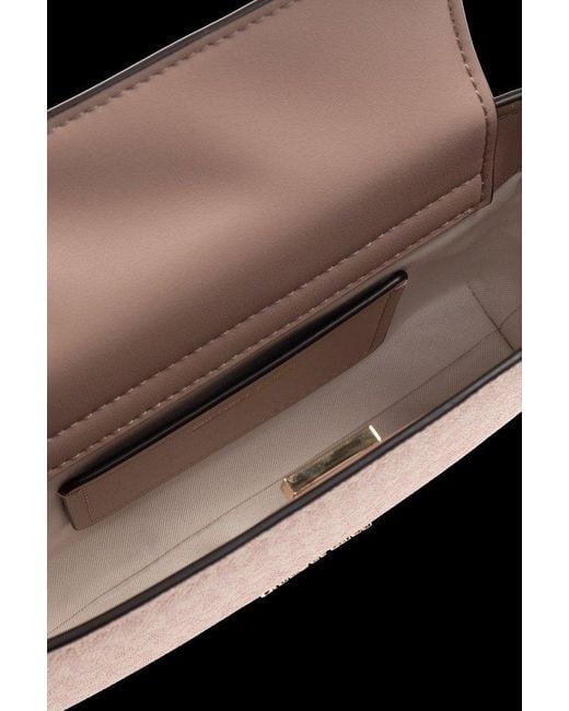 MICHAEL Michael Kors Pink Bryant Small Signature Logo Convertible Pochette