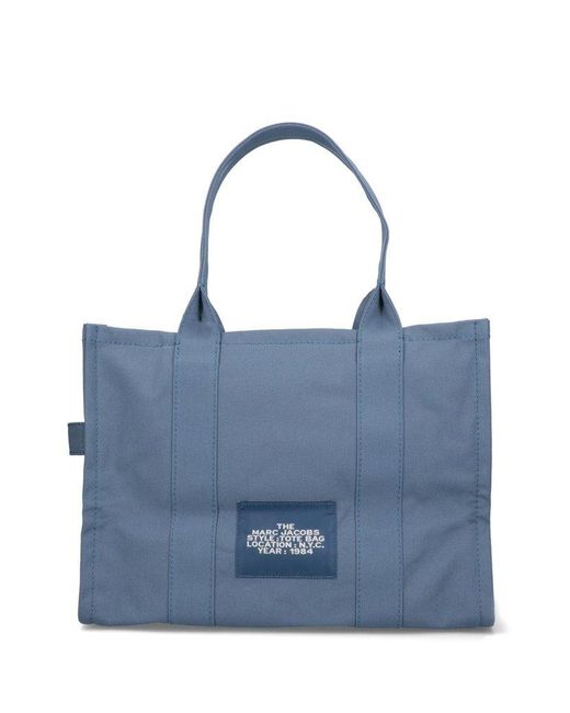 Marc Jacobs Blue The Large Canvas Tote Bag