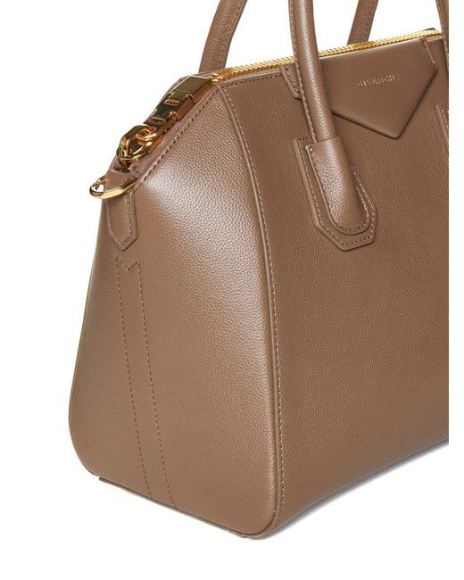 Givenchy Brown Antigona Leather Small Bag