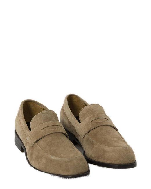 Boss Brown Penny Trim Loafers for men