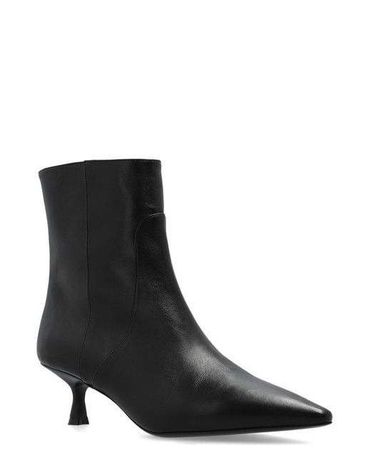 Stuart Weitzman Black 50Mm Naomi Ankle Boots