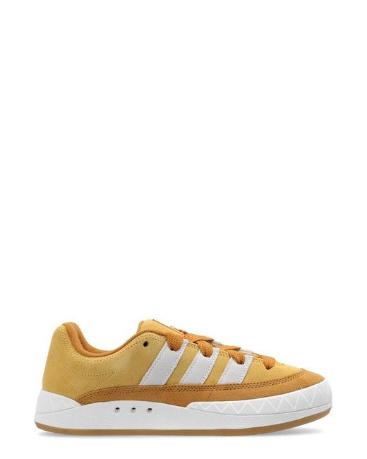 Adidas Originals Yellow Adimatic Lace-up Sneakers for men