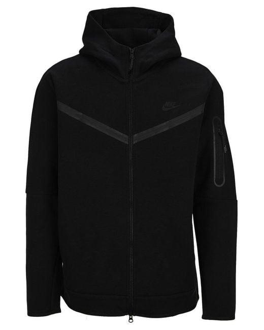 Nike Tech Fleece Fullzip Jacket in Black for Men Lyst Australia