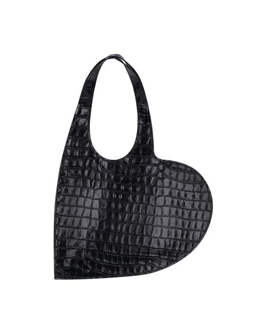 Coperni Black 'heart' Mini Tote Bag