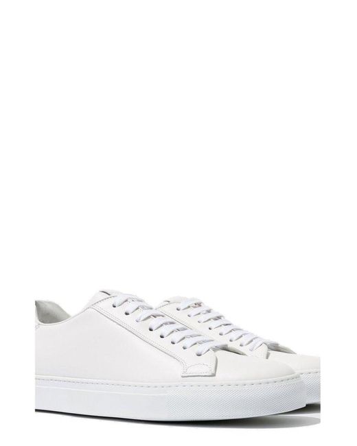 Scarosso White Ugo Lace-Up Sneakers for men