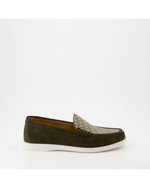 Dior Green Granville Slip-on Loafers for men