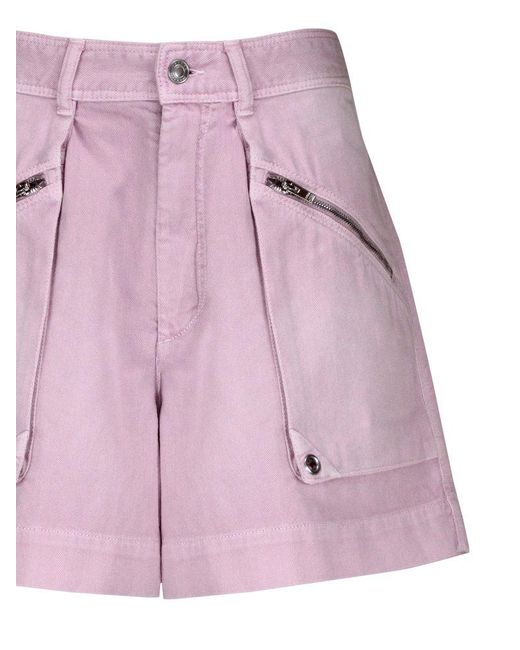Isabel Marant Pink Thigh-high Shorts
