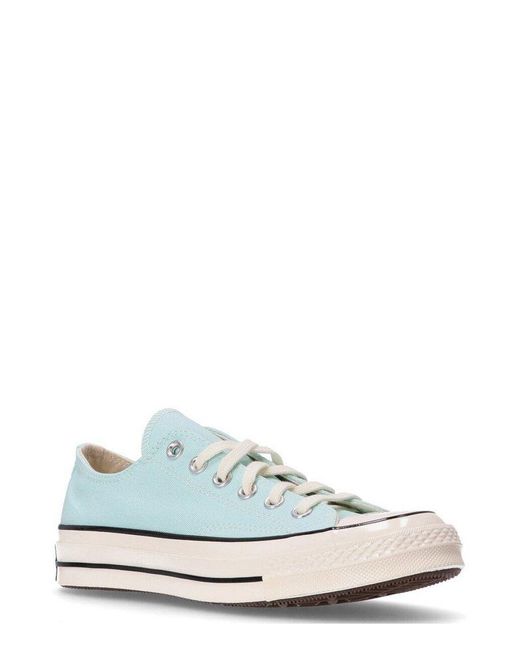 Converse Blue Chuck 70 Lace-Up Sneakers