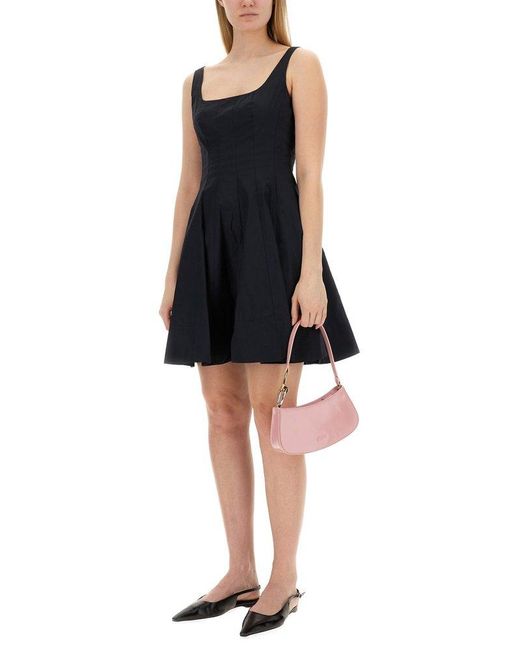 Staud Black Mini Dress