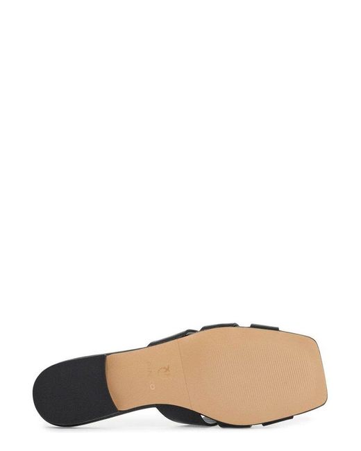 Pinko Marli 09 Slip-On Sandals in Black | Lyst