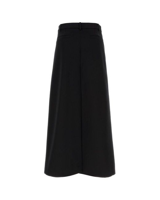Valentino Black Wide Leg Tailored Trousers for men