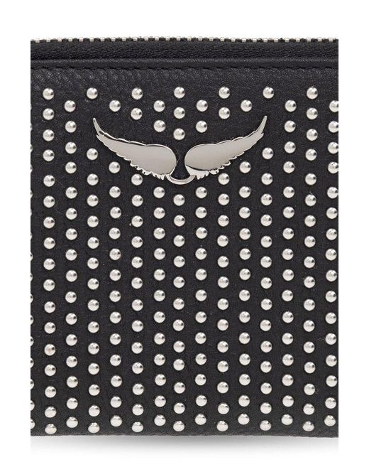 Zadig & Voltaire Black Leather Wallet,