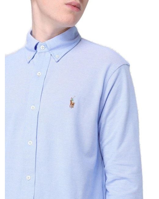 Polo Ralph Lauren Blue Shirt for men
