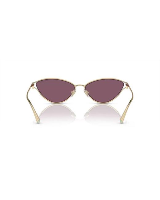 Tiffany & Co Purple Triangle Frame Sunglasses