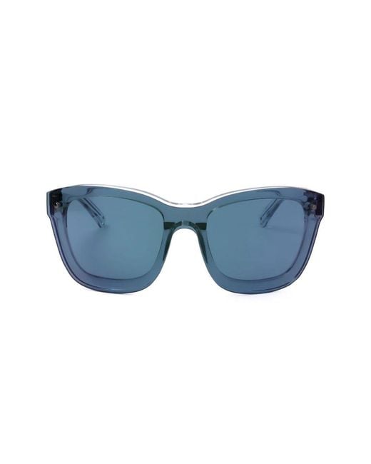 Linda Farrow Blue X 3.1 Phillip Lim Butterfly Frame Sunglasses