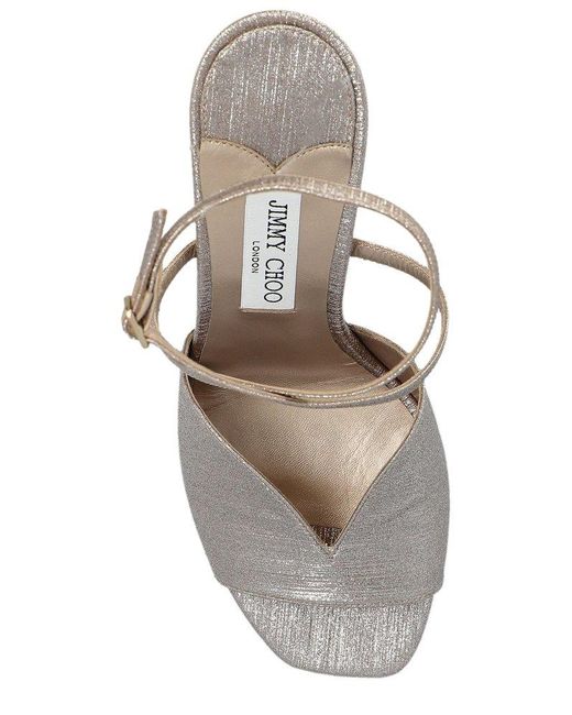 Jimmy Choo Metallic Karli Platform 125 Sandals
