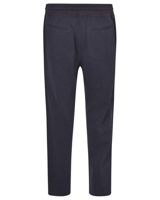 Brunello Cucinelli Blue Classic Lace-Up Track Pants for men