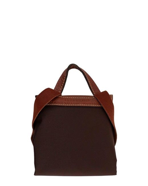 Longchamp Brown Le Pliage Original Backpack