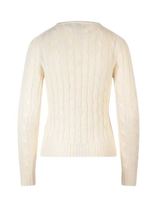 Polo Ralph Lauren Sweater in White | Lyst