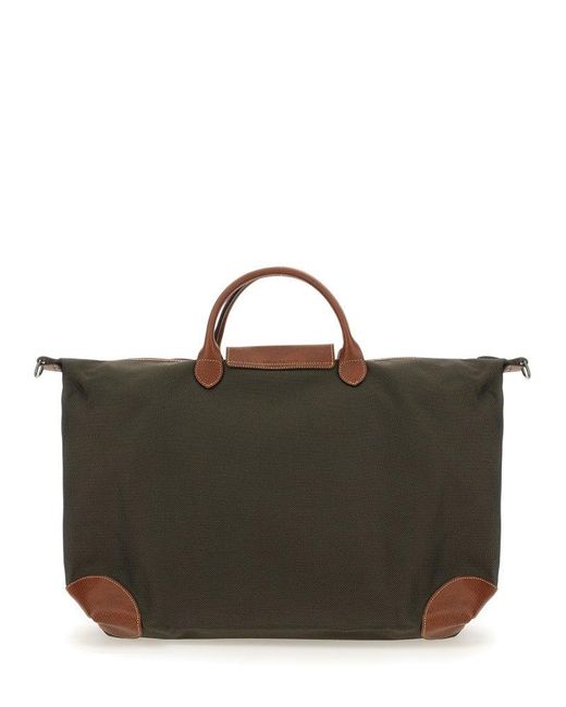 Longchamp Brown Boxford Travel Bag