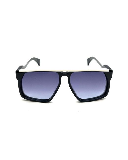Jacques Marie Mage Blue Square Frame Sunglasses
