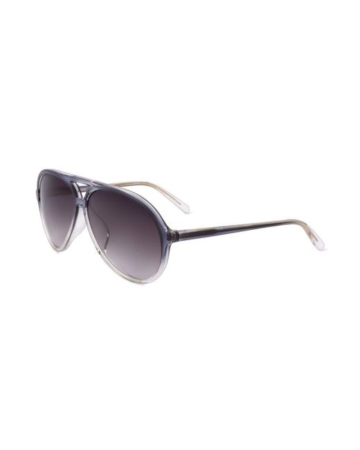 Linda Farrow Black X Matthew Williamson Pilot Frame Sunglasses