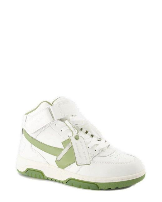 Off-White c/o Virgil Abloh White Out Of Office High Top Sneakers for men