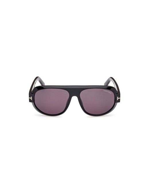 Tom Ford Black Blake Pilot Frame Sunglasses for men