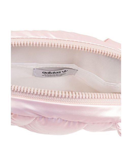 adidas Originals Metallic Mini Bowling Bag in Pink | Lyst