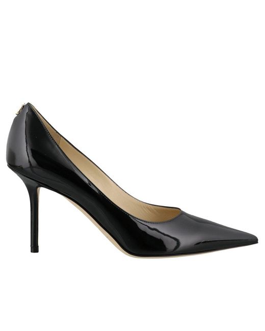 Jimmy Choo Leather Love Pumps in Black Lyst
