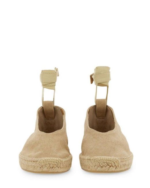 スリッポン Castaner SS24 ESPADRILLA GEA (GEA/2/002_RADIANT) SAND EMBETADA GEA MADE WITH CANVAS WITH 2 HEIGH | CASTAÑER