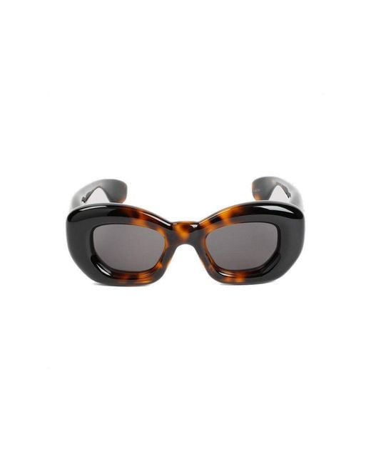 Loewe Brown Butterfly Frame Sunglasses