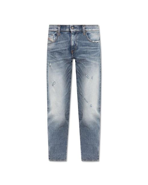 DIESEL Blue 2019 D-strukt Straight-leg Jeans for men